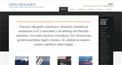 Desktop Screenshot of gmm-abogados.com