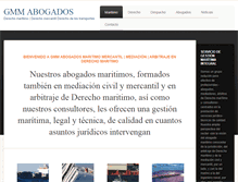 Tablet Screenshot of gmm-abogados.com